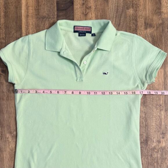 Vineyard Vines Boy’s Edgartown Pique Polo Golf Short Sleeve Green Size Small - Picture 5 of 7